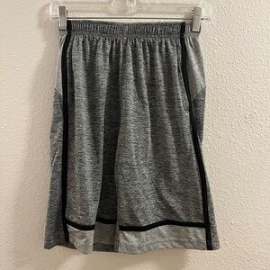 Gray Knee-Length Athletic Skirt
